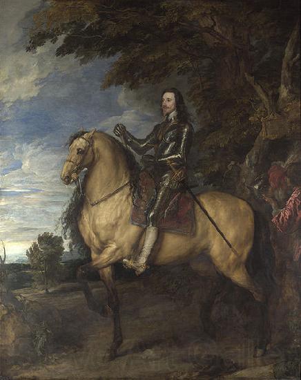 Anthony Van Dyck Equestrian Portrait of Charles I Spain oil painting art
